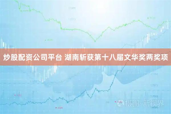 炒股配资公司平台 湖南斩获第十八届文华奖两奖项